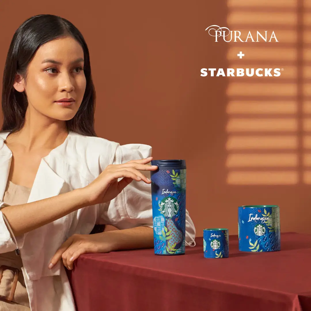 Purana x Starbucks, Rilis Merchandise Berdesain Kain Khas Indonesia