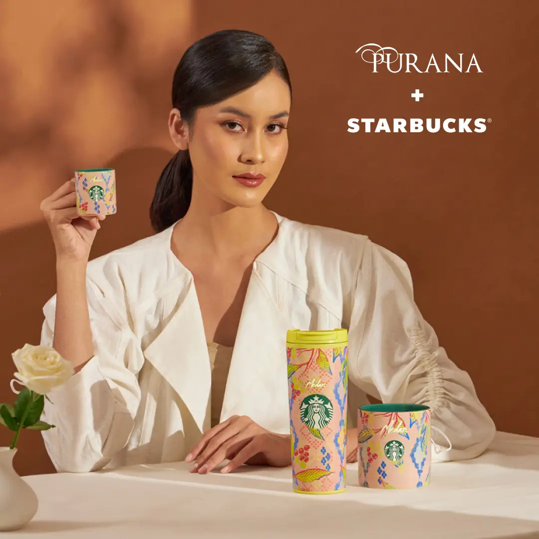 Purana x Starbucks, Rilis Merchandise Berdesain Kain Khas Indonesia