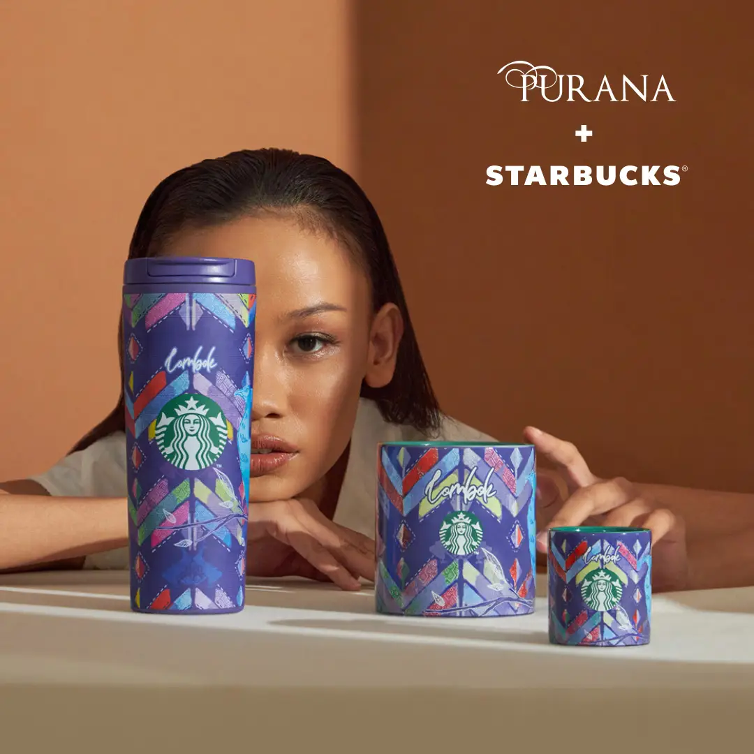 Purana x Starbucks, Rilis Merchandise Berdesain Kain Khas Indonesia