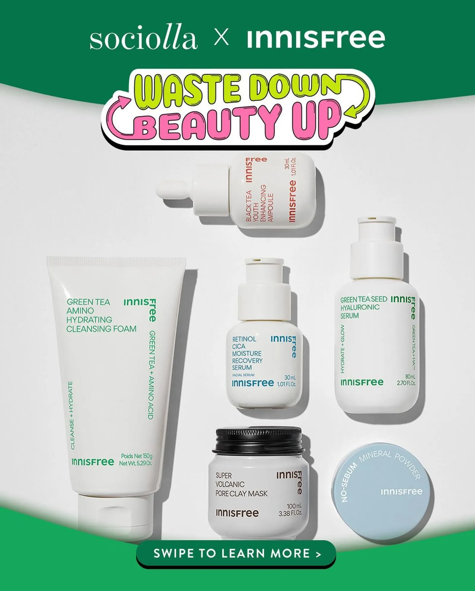 Kurangi Sampah Kecantikan, Sociolla x INNISFREE Hadirkan Kampanye Baru