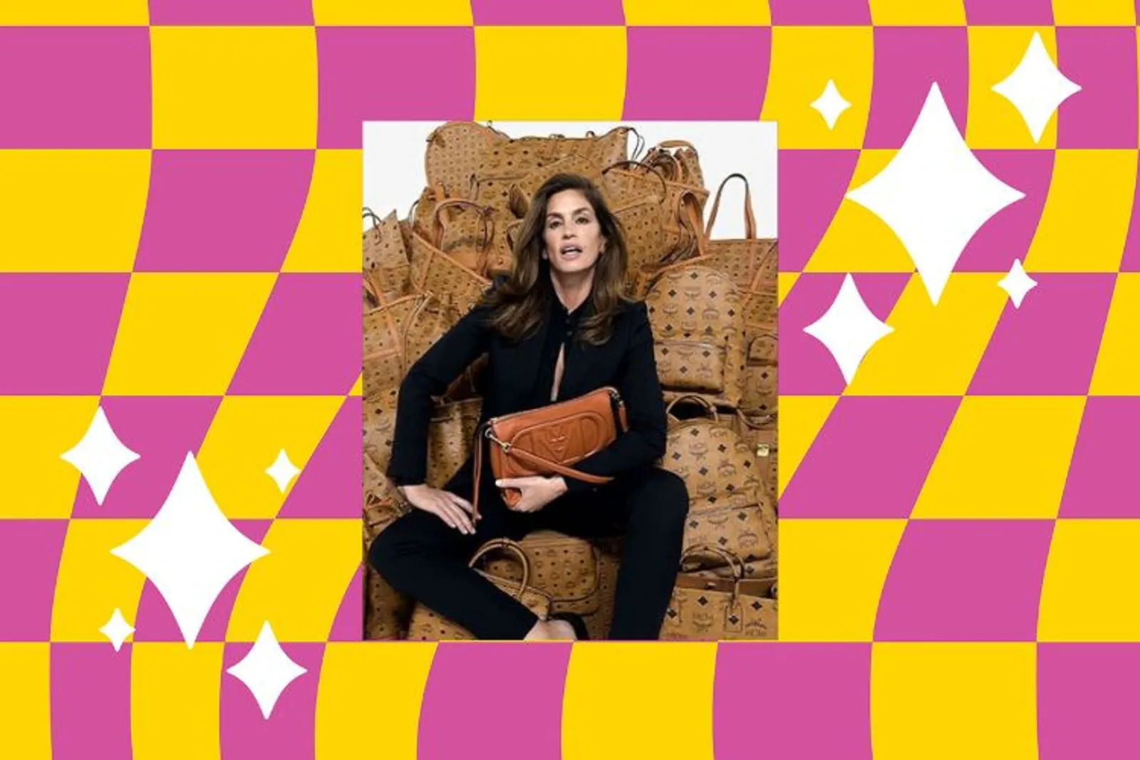 Cindy Crawford Jadi Wajah Baru untuk Koleksi MCM Leather Bag