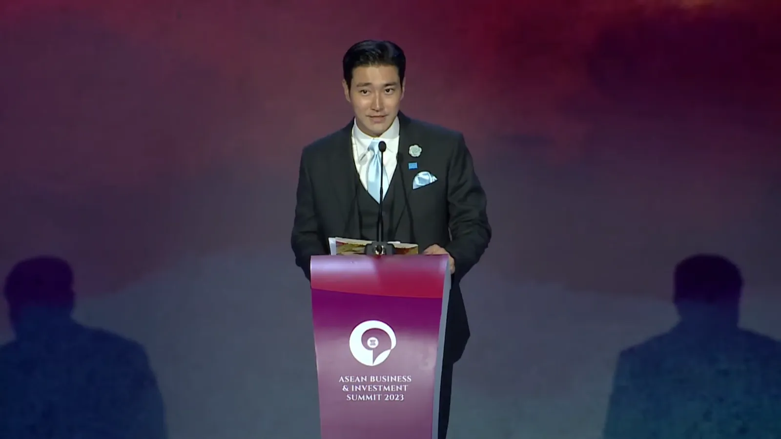Curi Perhatian, Siwon Choi Beri Pidato di ASEAN BIS 2023 Jakarta