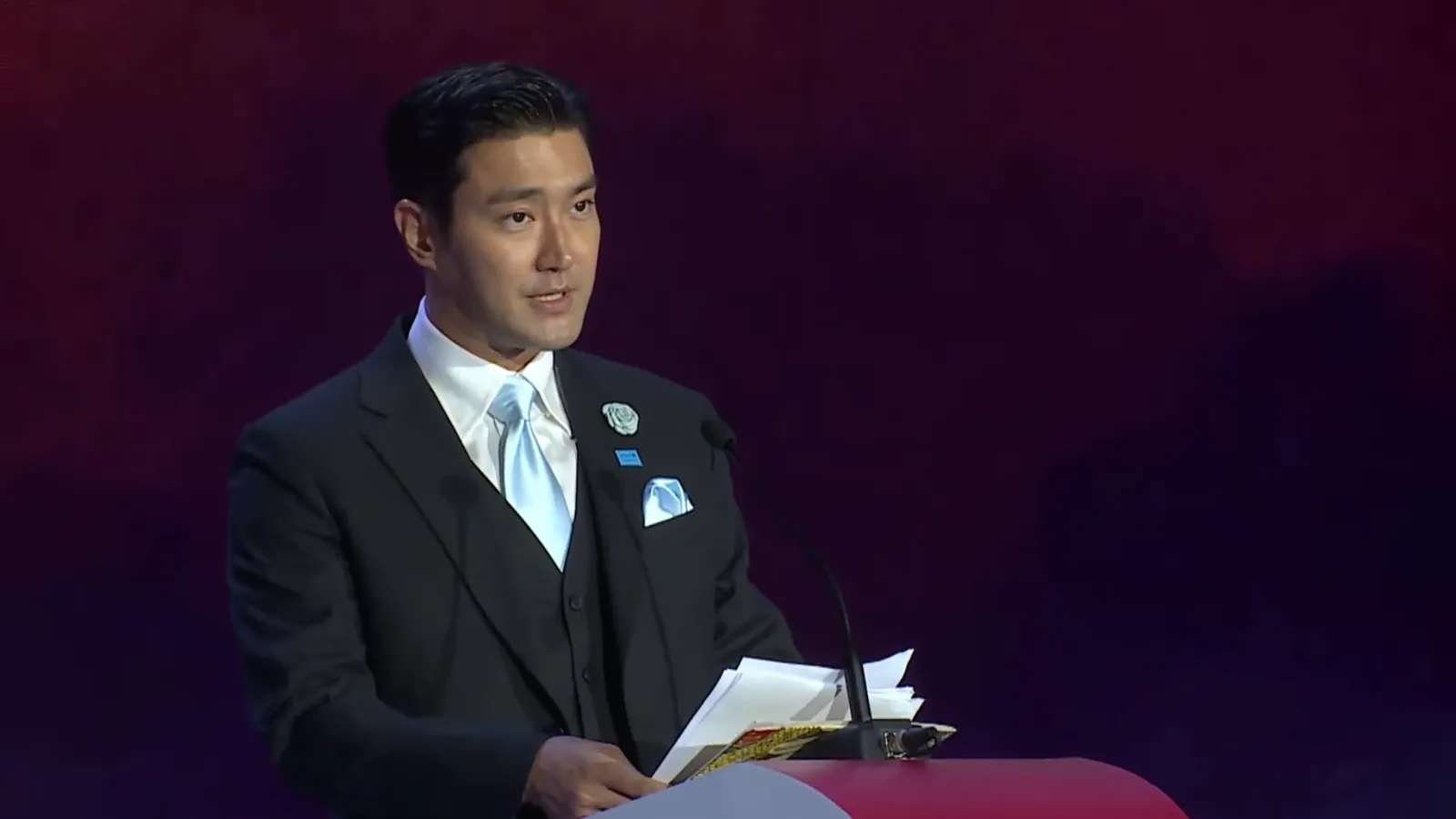Curi Perhatian, Siwon Choi Beri Pidato di ASEAN BIS 2023 Jakarta