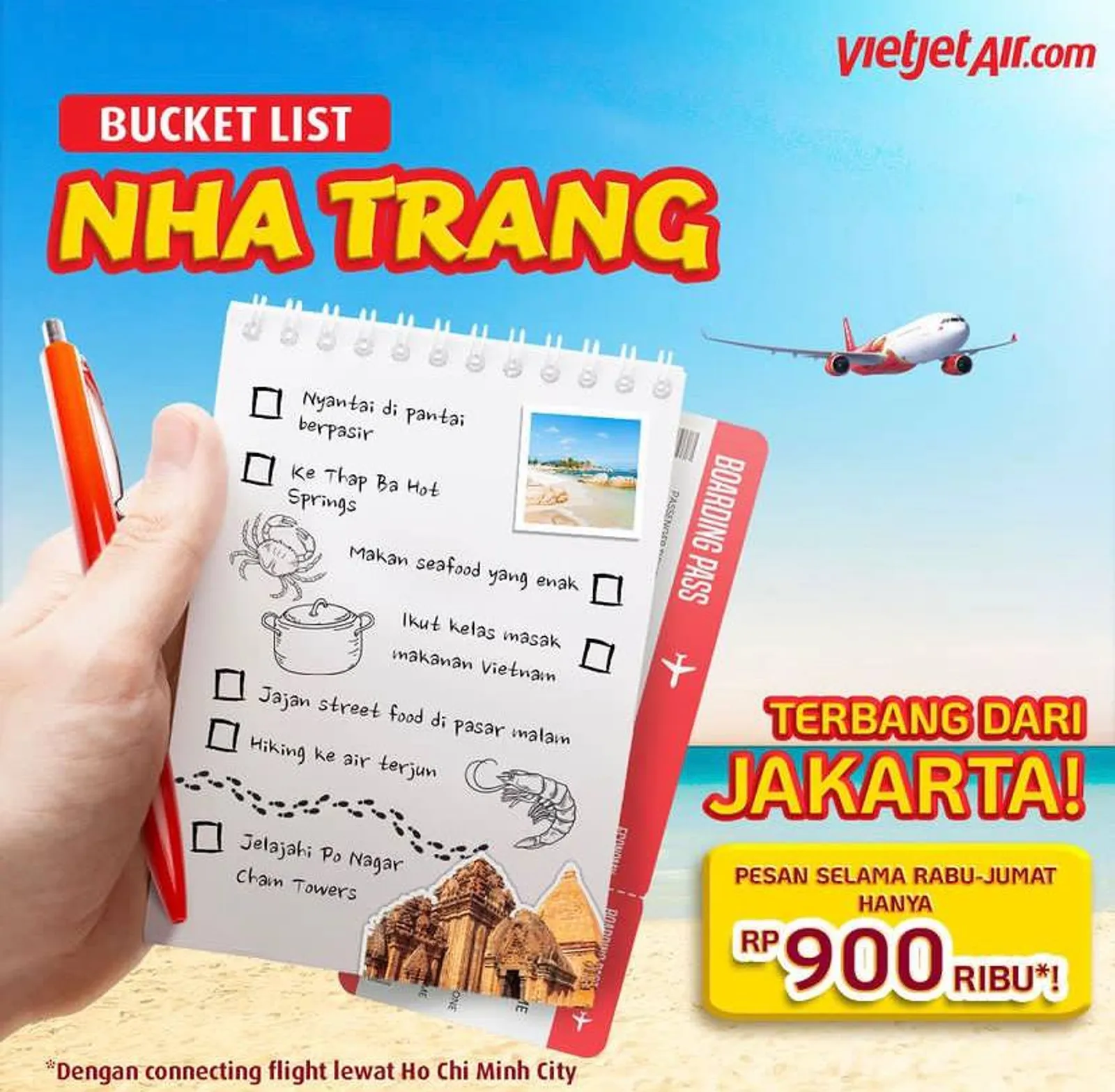 Rute Langsung Jakarta - Hanoi, VietJet Air Cocok Buat yang Anti Ribet