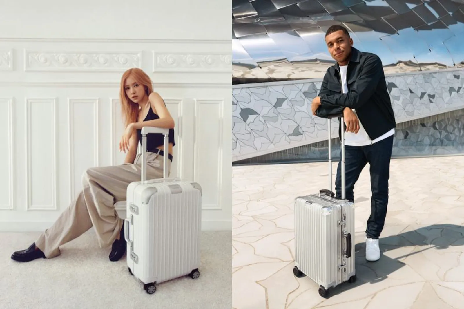 Rosé ‘BLACKPINK’, Mbappé dan Lewis Hamilton Bintangi Campaign Rimowa