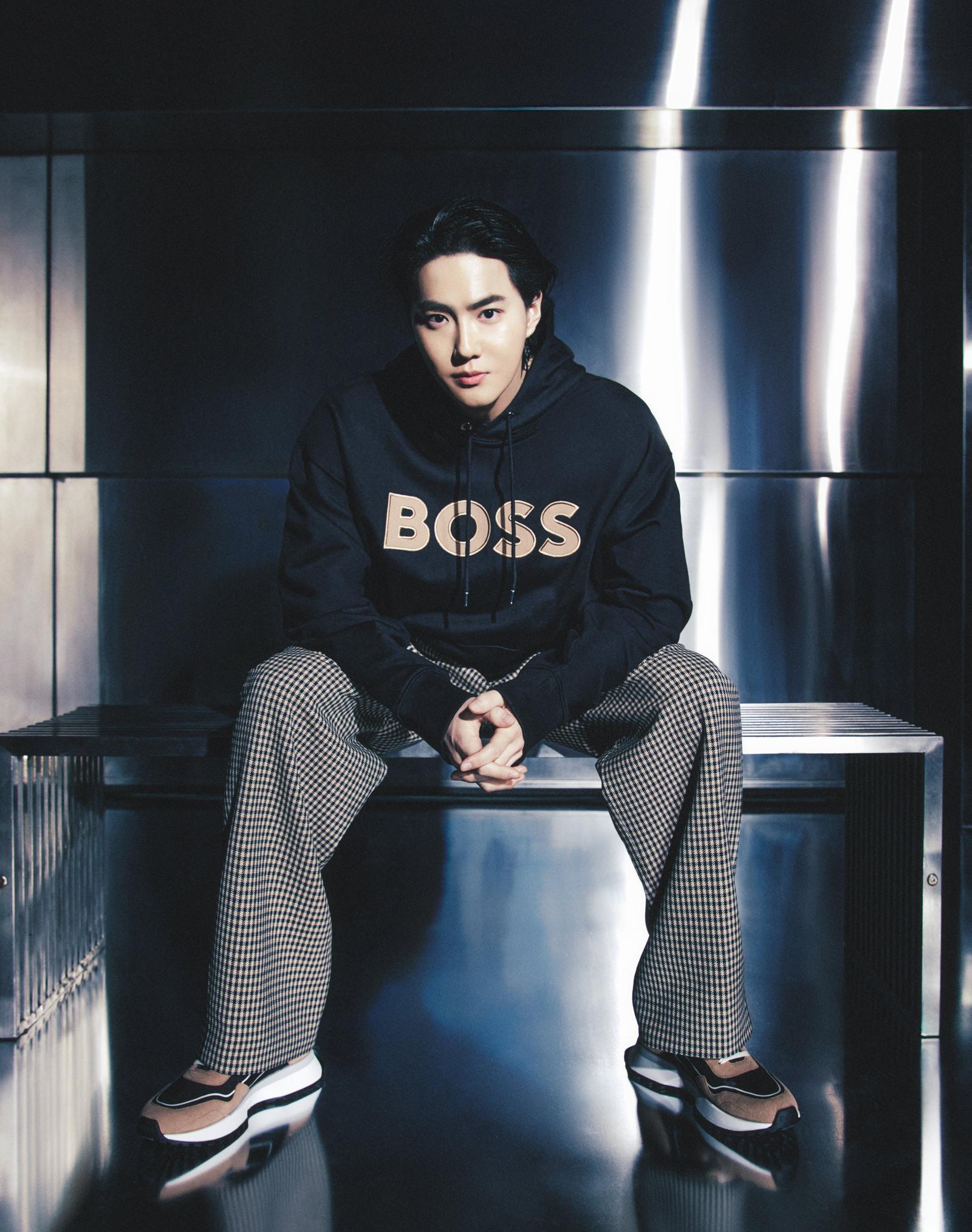 Suho 'EXO' Resmi Ditunjuk Jadi Wajah Baru Label Fashion BOSS