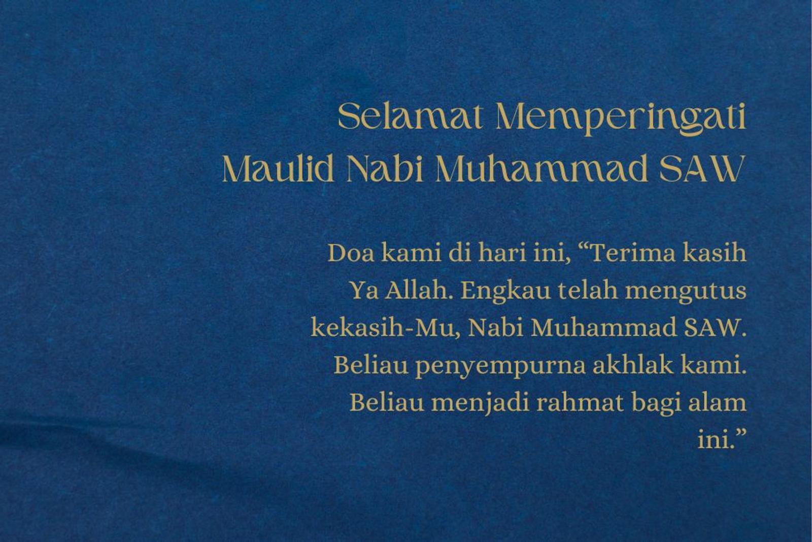 20 Ucapan Maulid Nabi Muhammad SAW dalam Bahasa Inggris & Indonesia