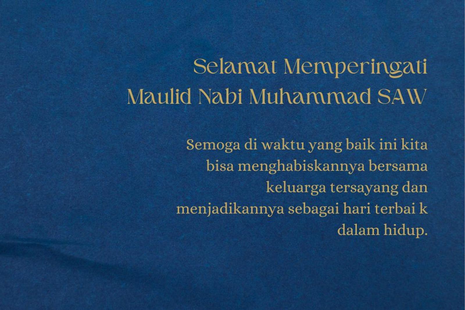 20 Ucapan Maulid Nabi Muhammad SAW dalam Bahasa Inggris & Indonesia