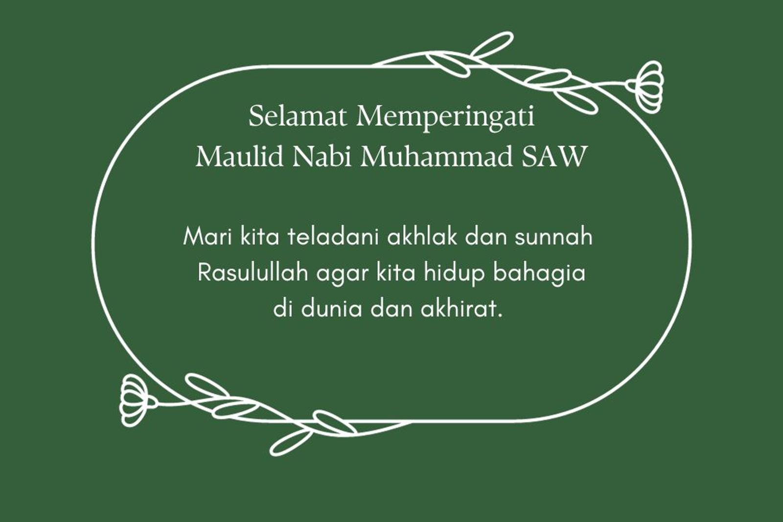 20 Ucapan Maulid Nabi Muhammad SAW dalam Bahasa Inggris & Indonesia