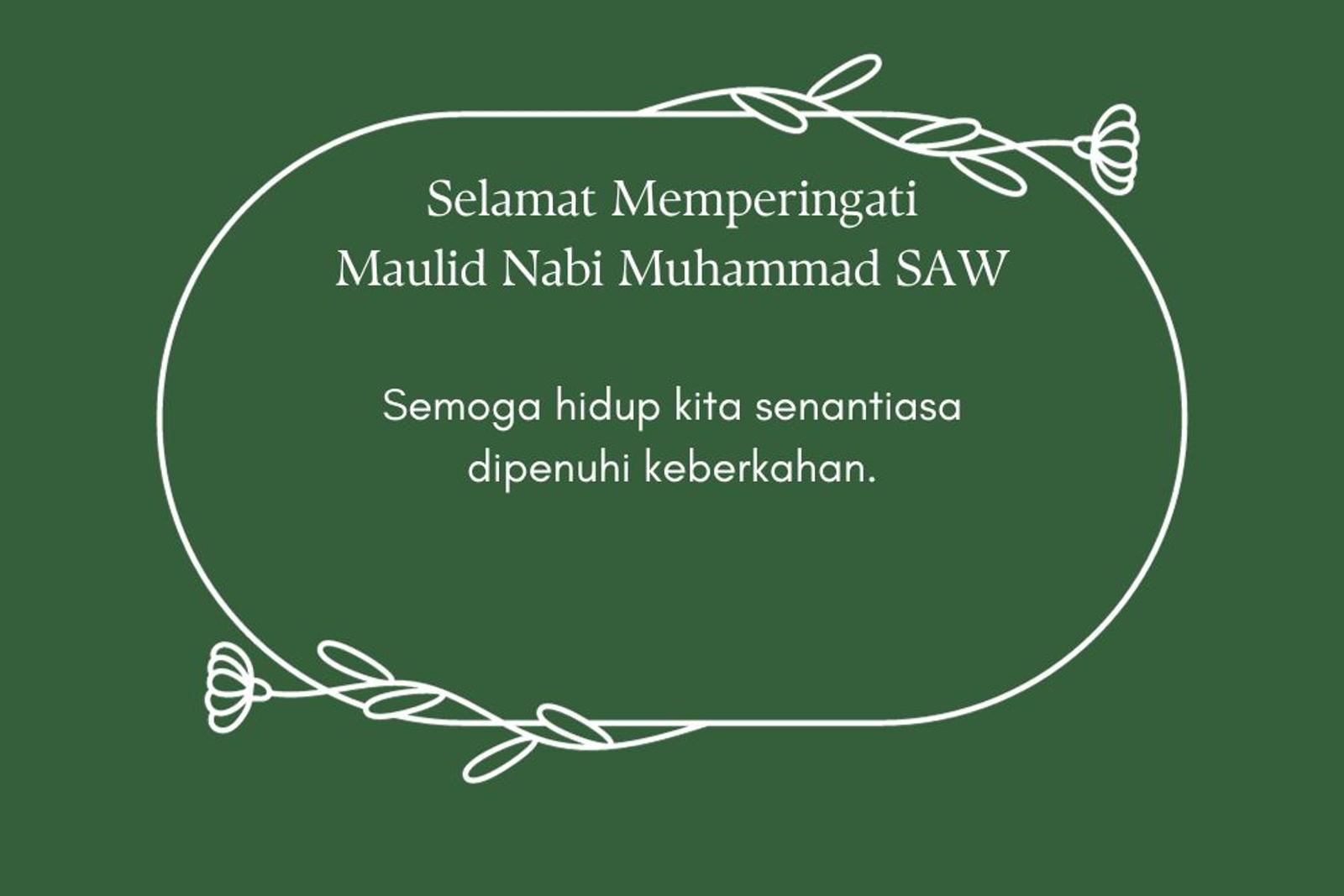 20 Ucapan Maulid Nabi Muhammad SAW dalam Bahasa Inggris & Indonesia