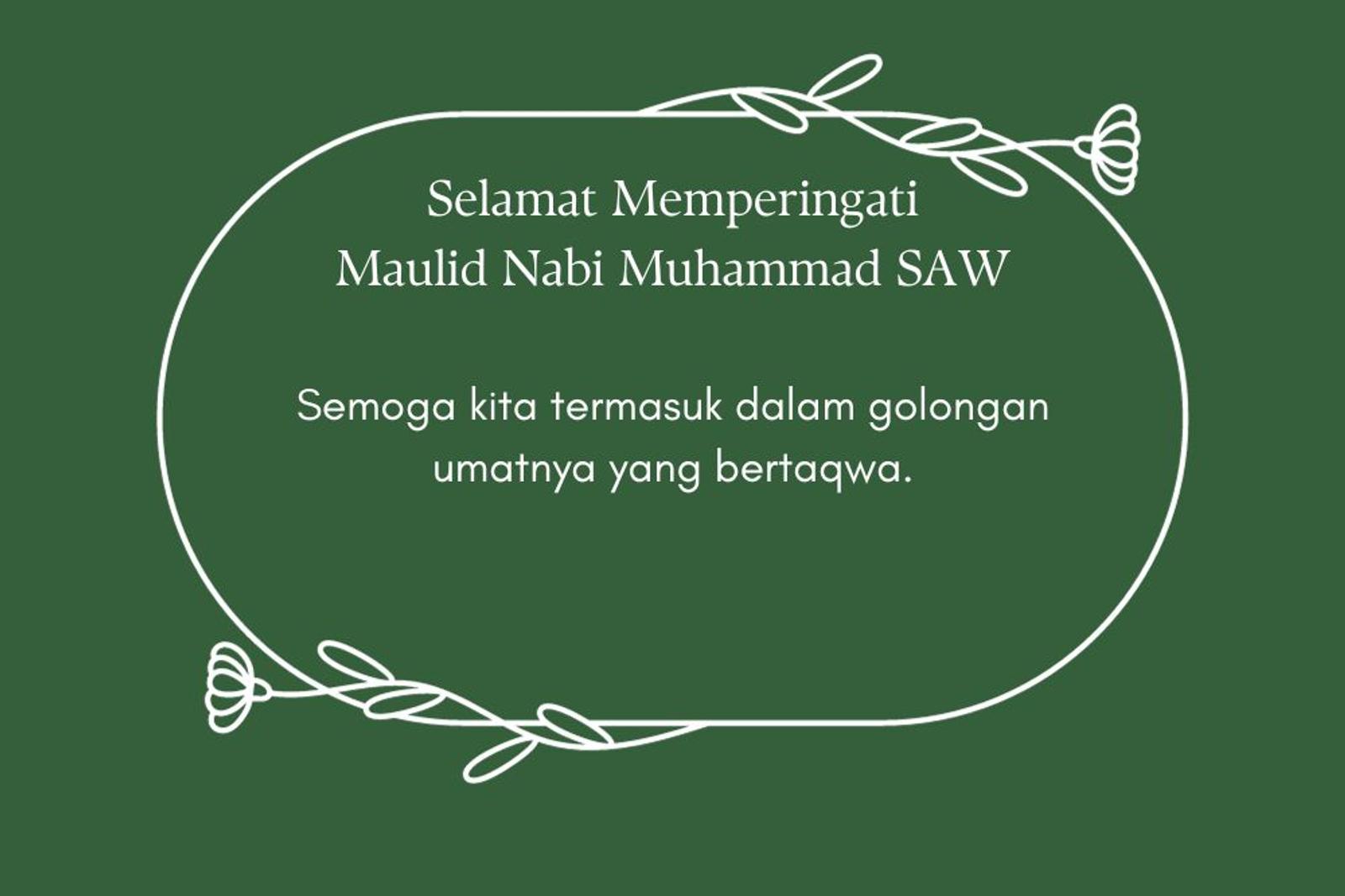 20 Ucapan Maulid Nabi Muhammad SAW dalam Bahasa Inggris & Indonesia