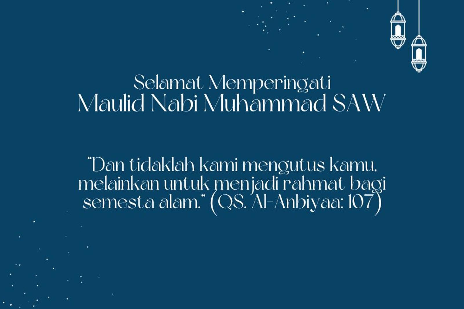 20 Ucapan Maulid Nabi Muhammad SAW dalam Bahasa Inggris & Indonesia