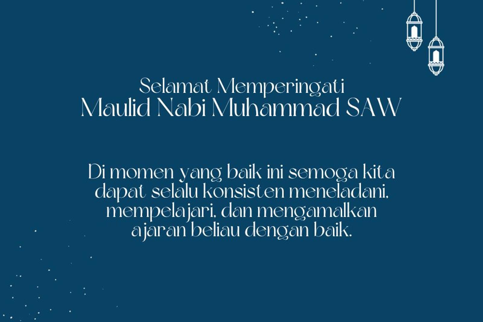 20 Ucapan Maulid Nabi Muhammad SAW dalam Bahasa Inggris & Indonesia