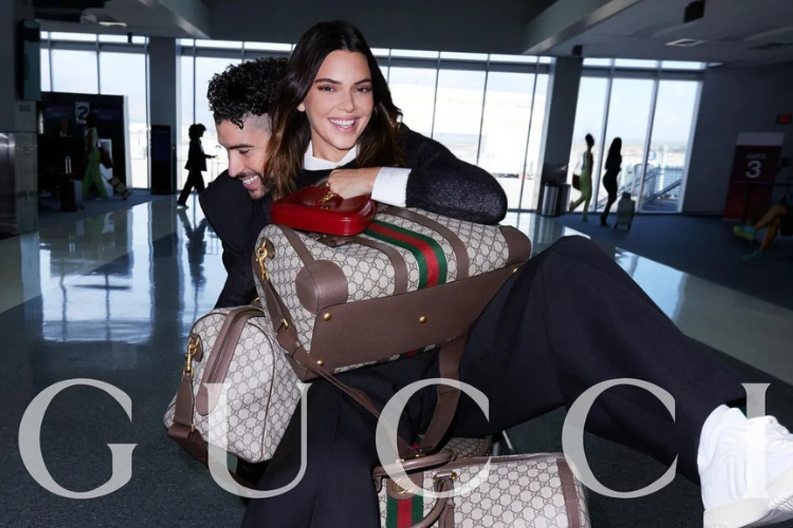 Kendall Jenner dan Bad Bunny Bintangi Campaign Gucci Terbaru