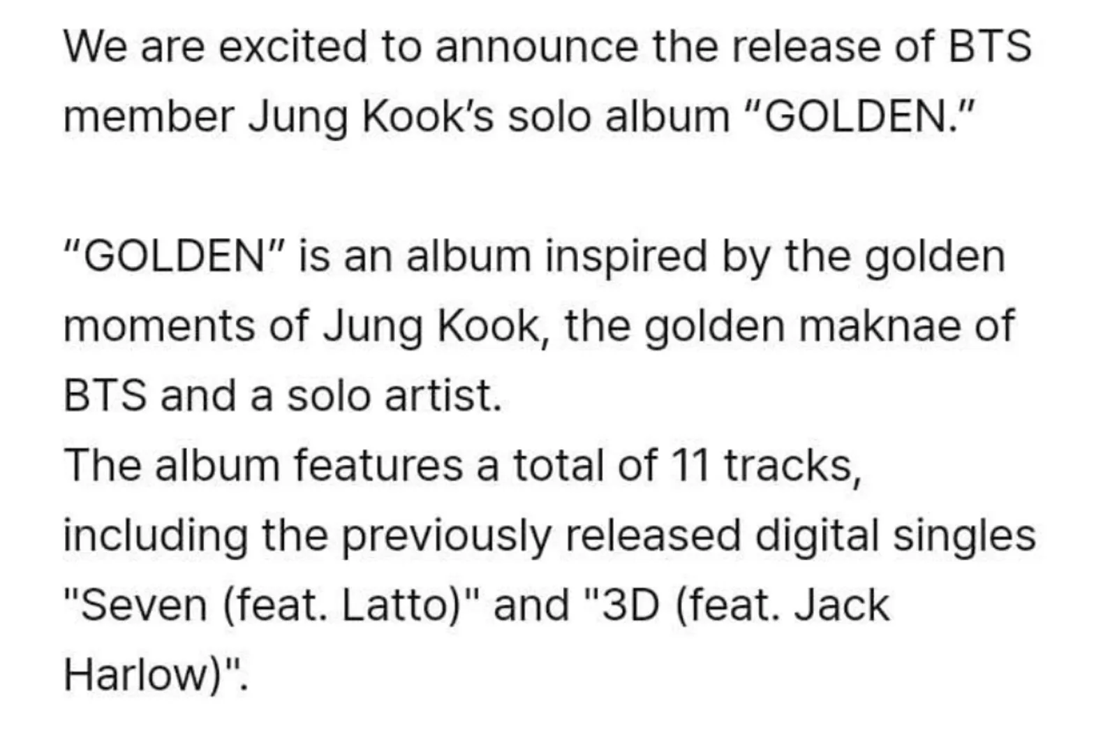 ARMY Bersiap! Jungkook 'BTS' Resmi Umumkan Album Solo 'Golden'