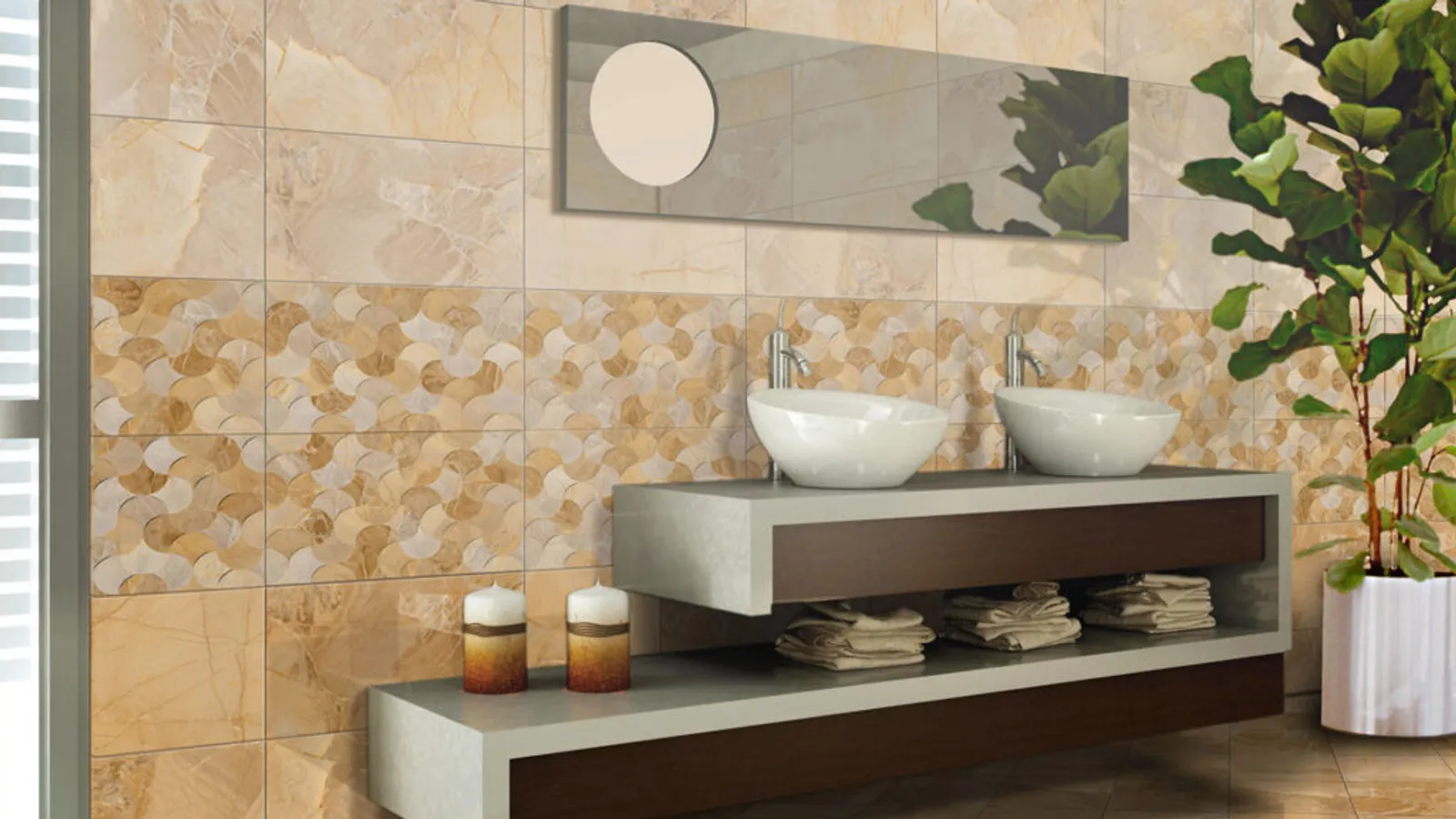 8 Desain Keramik Kamar Mandi yang Cocok Buat Dinding dan Lantai