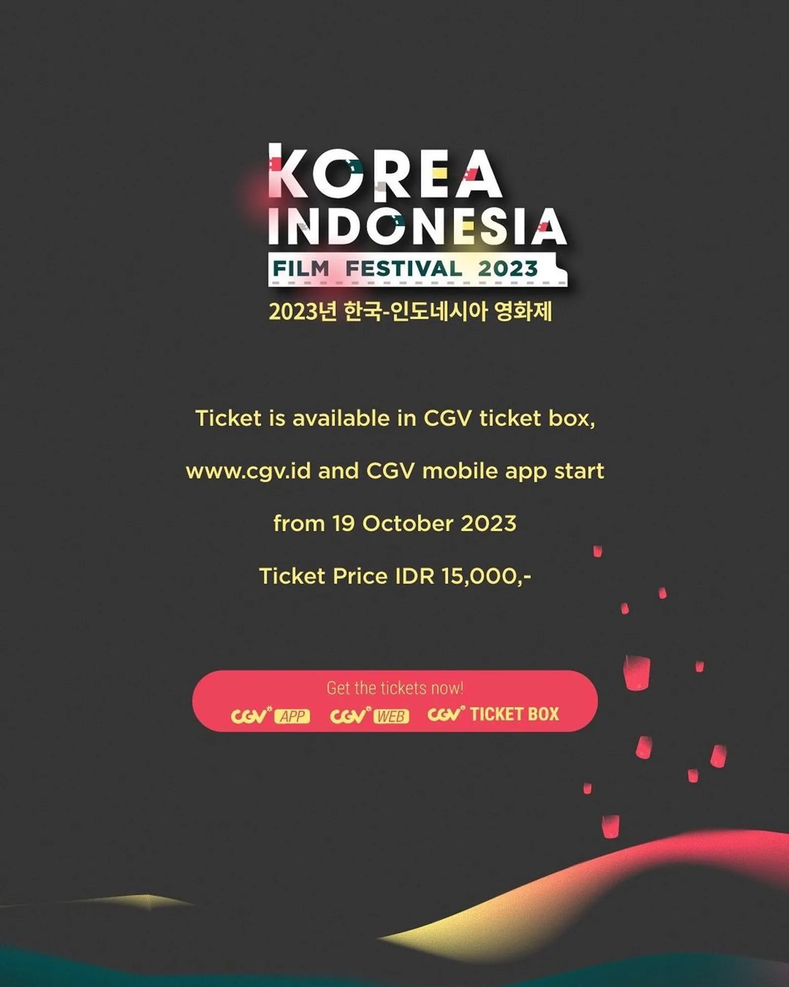 Korea Indonesia Film Festival 2023: Jadwal & Cara Beli Tiket Rp15 Ribu