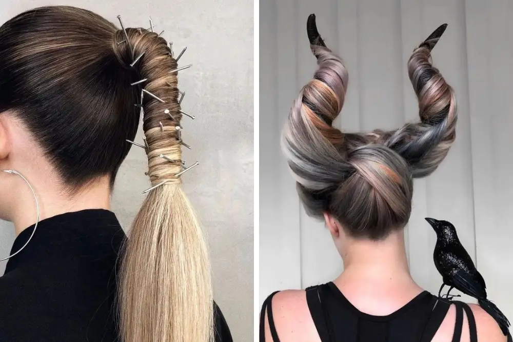 Halloween Hairstyle yang Bikin Look jadi Spooky nan Unik