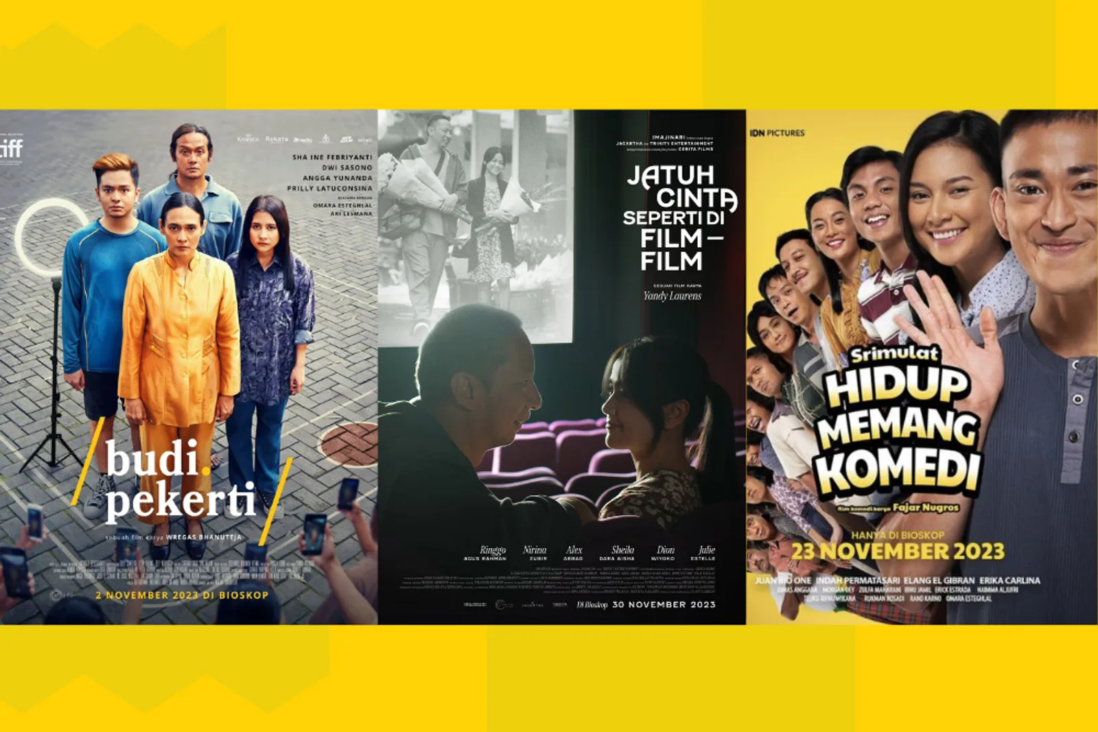 Horor Mendominasi, ini 10 Film Indonesia yang Tayang November 2023