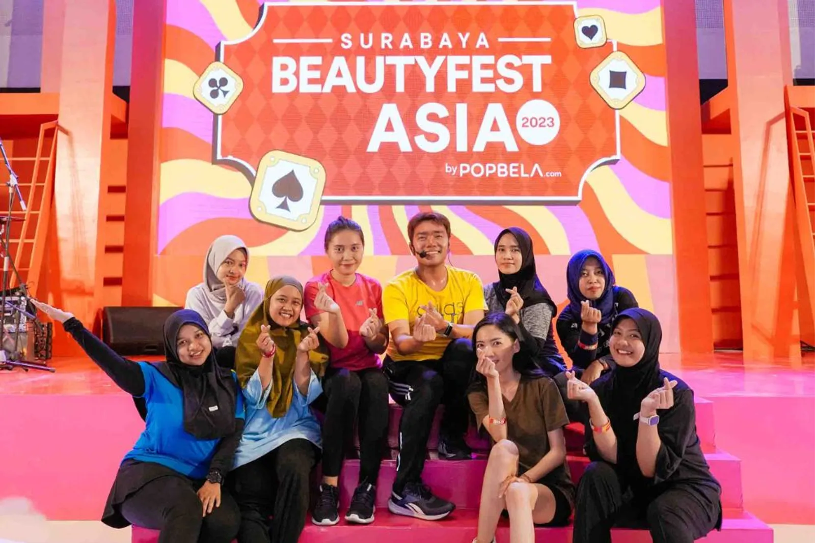 Seru, Antusias Peserta Workout SH'BAM di BeautyFest Asia SBY 2023!