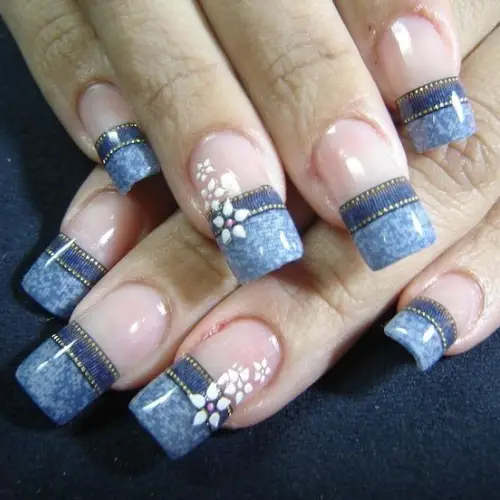 Unik Banget, Cobain Denim Nail Art Ini Yuk! 