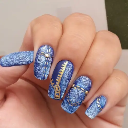 Unik Banget, Cobain Denim Nail Art Ini Yuk! 