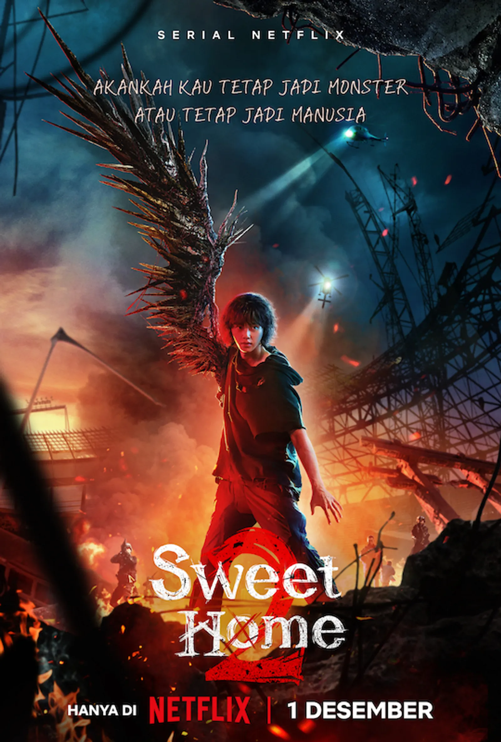 Teaser 'Sweet Home' Season 2, Song Kang Bertransformasi Jadi Monster?