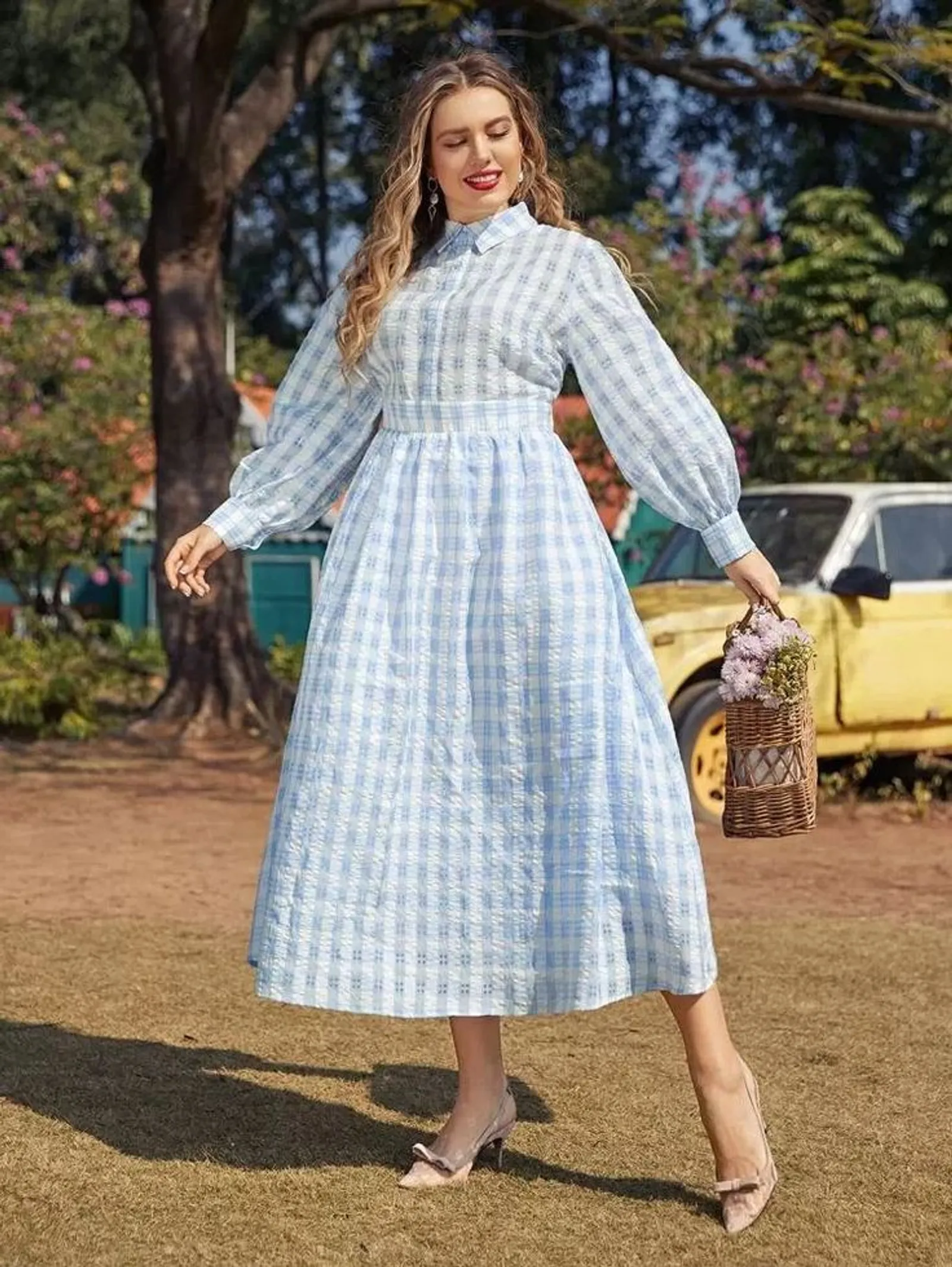 15 Model Long Dress untuk Orang Gemuk agar Terlihat Langsing