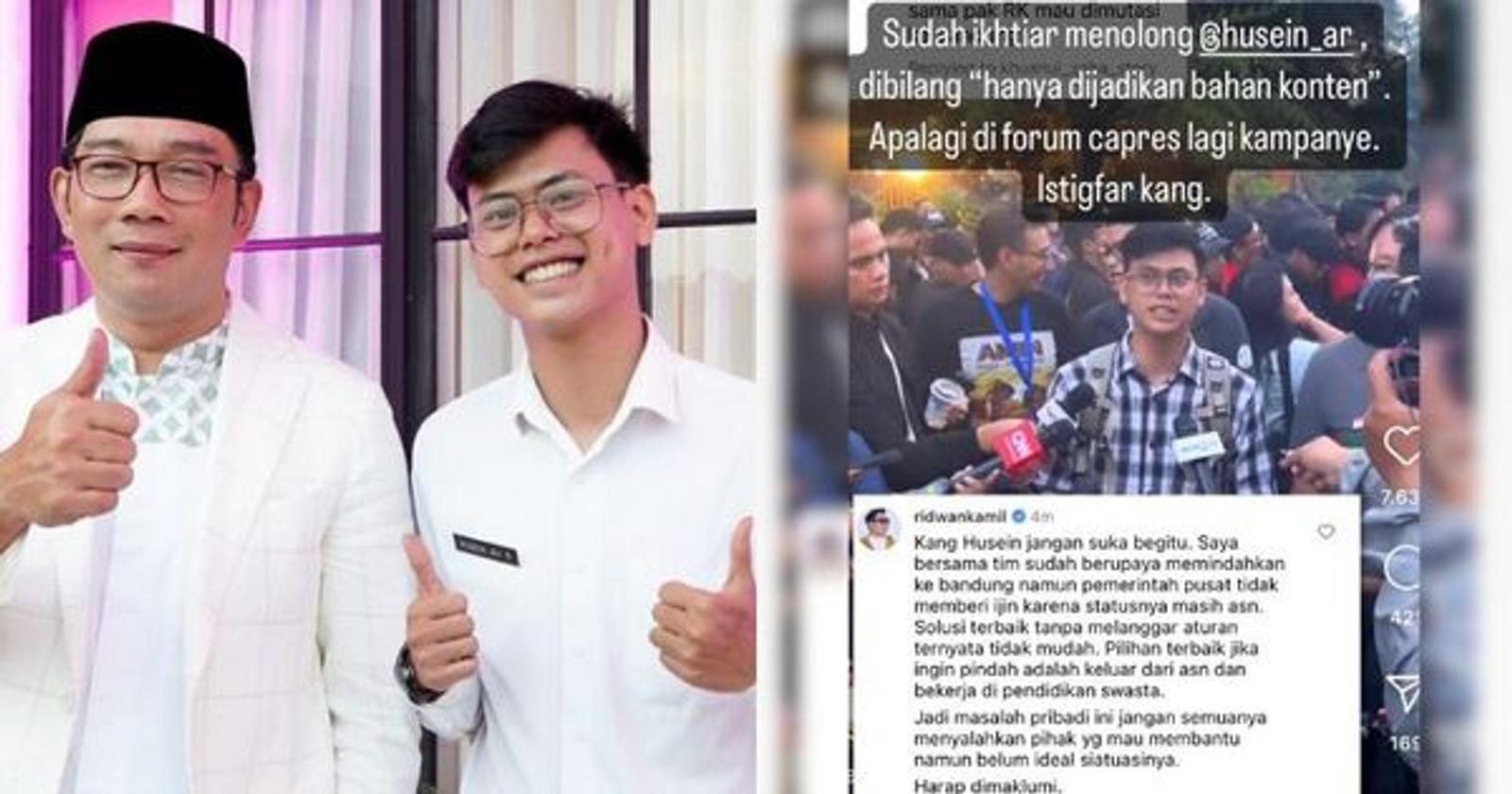 Profil Husein Ali Rafjansani, Guru Muda yang Tengah Viral di Medsos