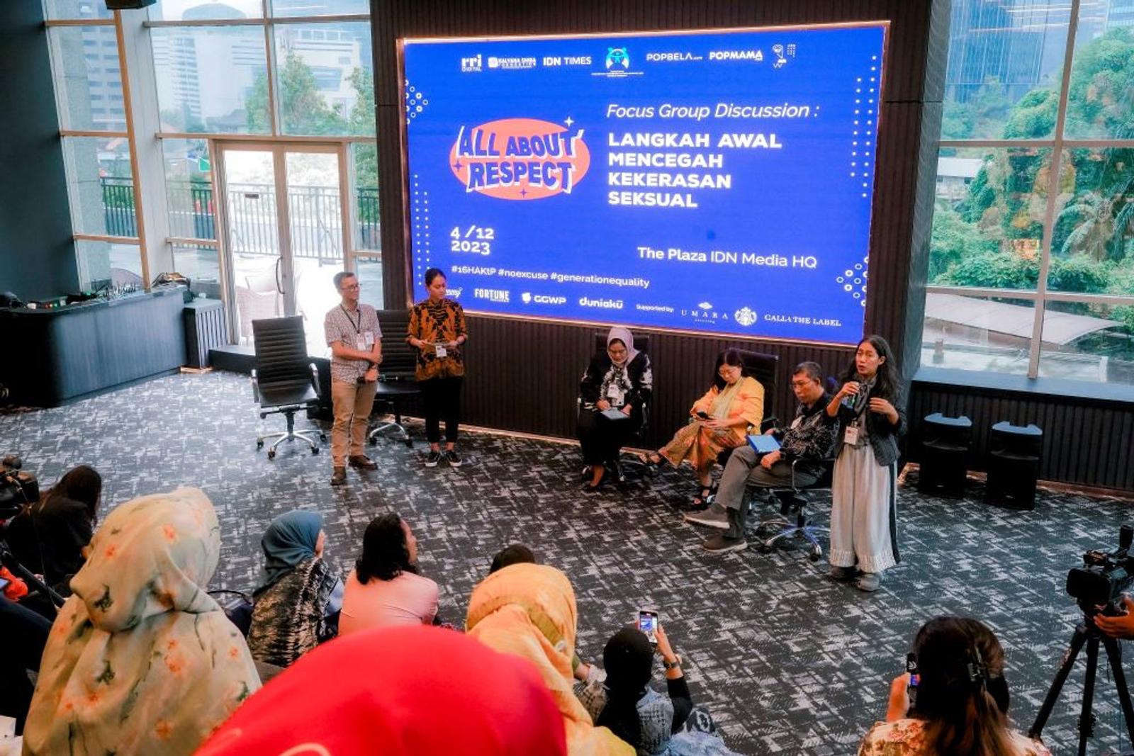 FGD All About Respect: Ciptakan Lingkungan Bebas Kekerasan Seksual