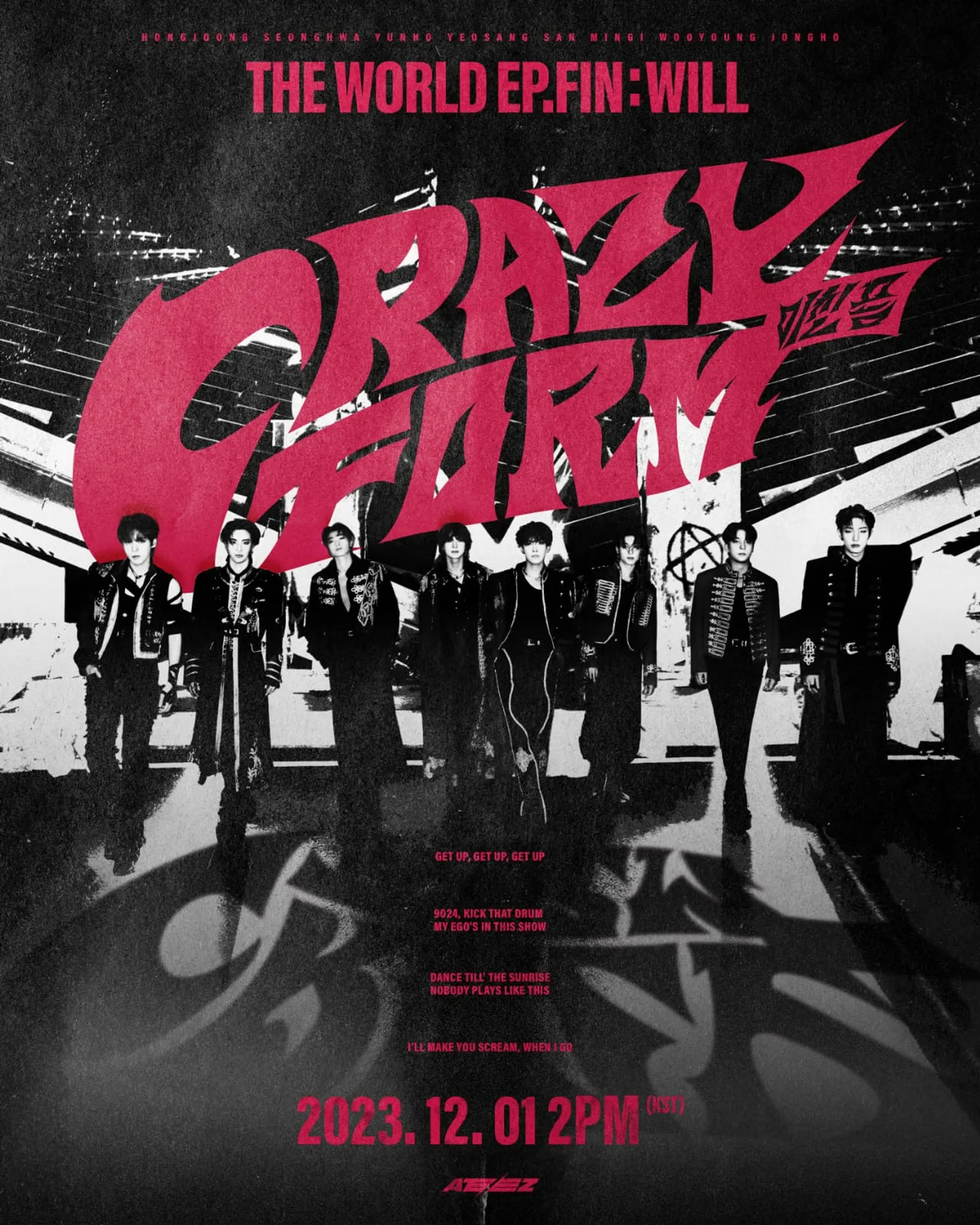Lirik ”Crazy Form” - ATEEZ Rampungkan Album Trilogi 'The World'