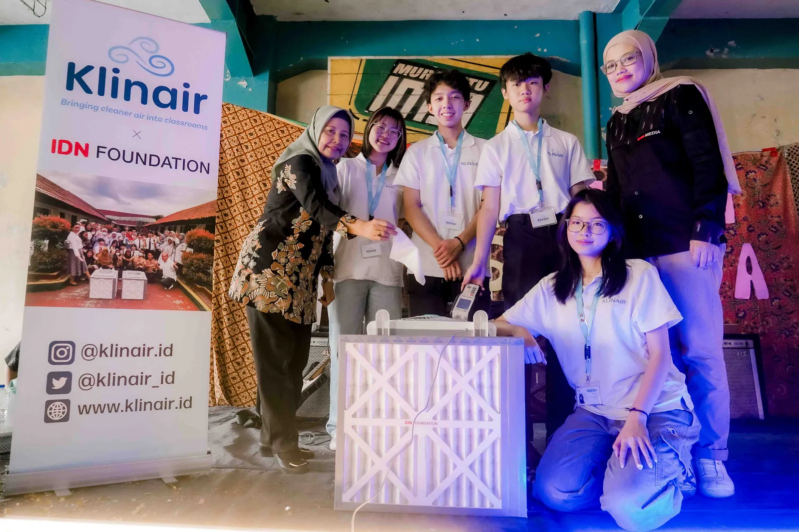 IDN Foundation dan Klinair Adakan Program Donasi Air Purifier CR-Box