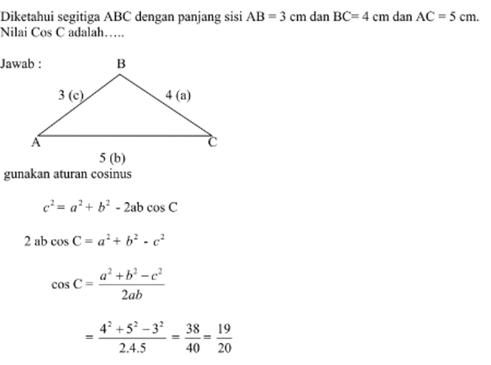 10 Contoh Soal Trigonometri dan Pembahasan Lengkapnya