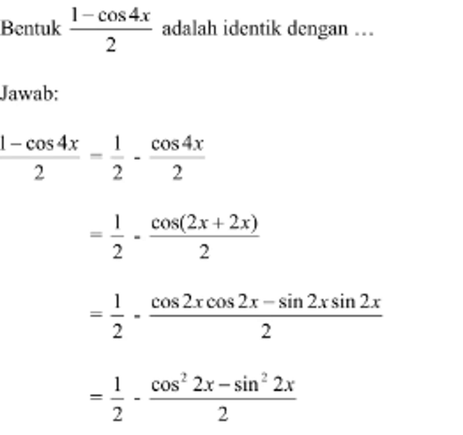 10 Contoh Soal Trigonometri dan Pembahasan Lengkapnya