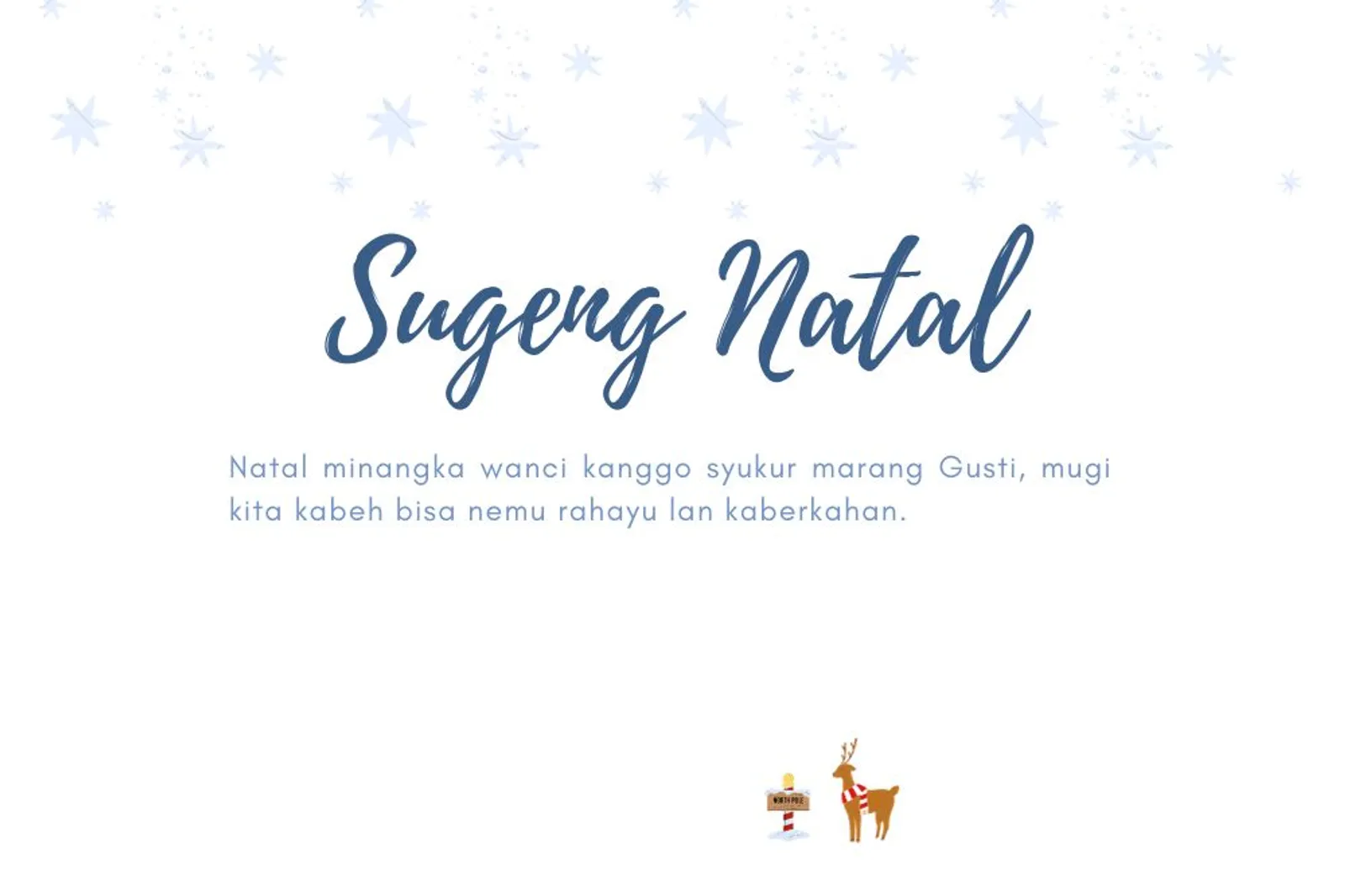 10 Ucapan Selamat Natal Dalam Bahasa Jawa Lengkap dengan Gambar