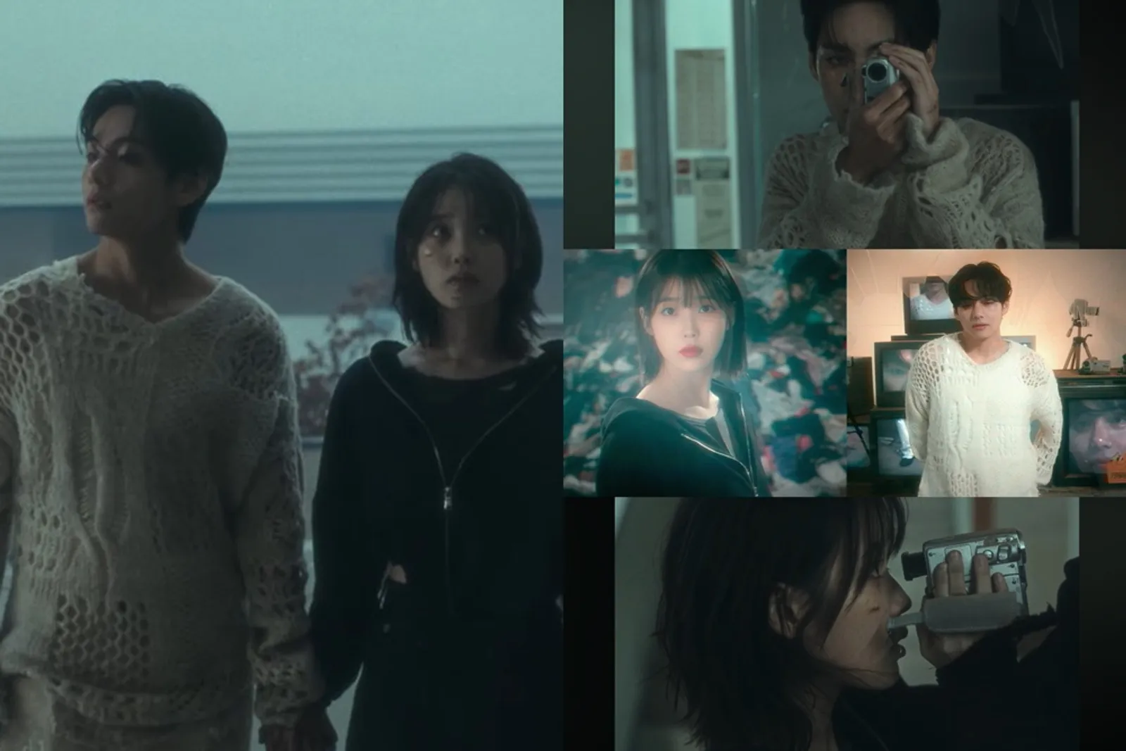 7 Momen IU dan V ‘BTS’ Beradu Akting dalam MV "Love Wins All"
