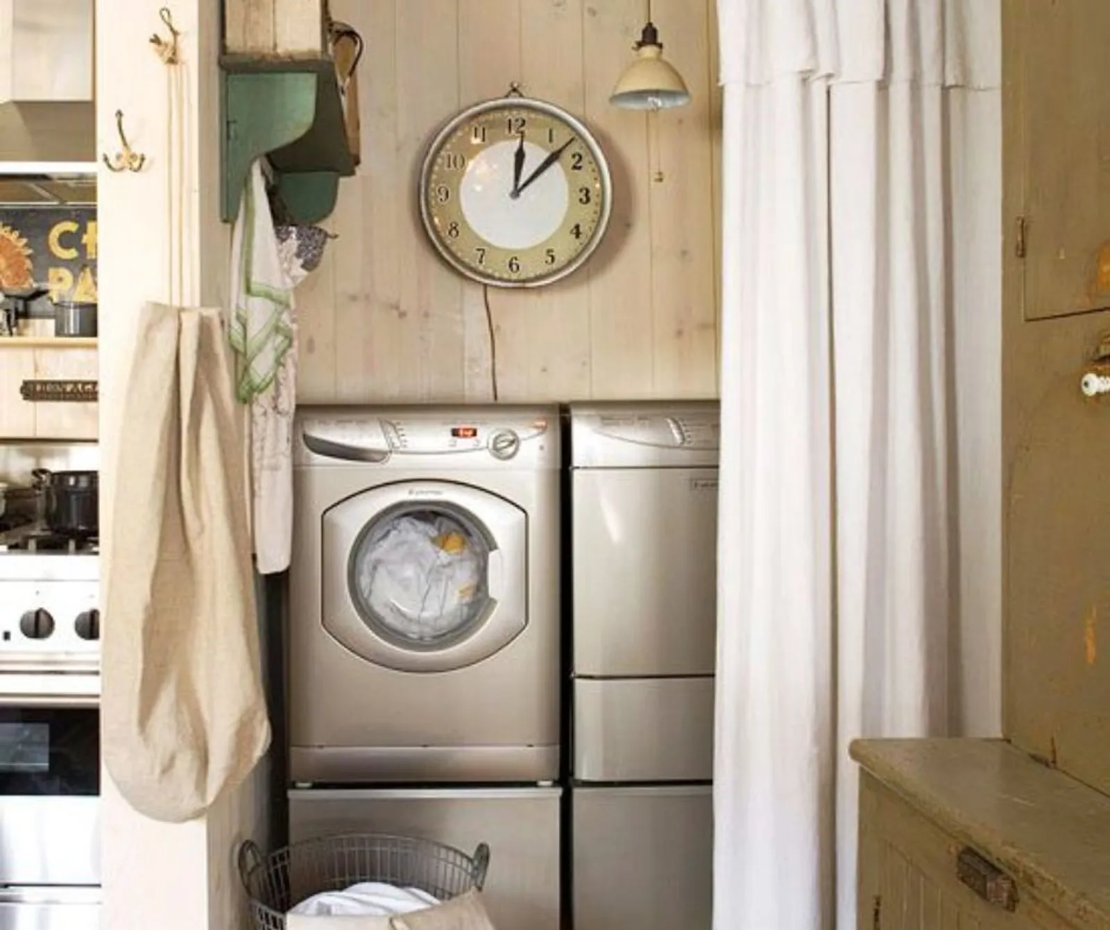 5 Ide Dekor & Tata Letak Dapur yang Menyatu dengan Ruang Cuci