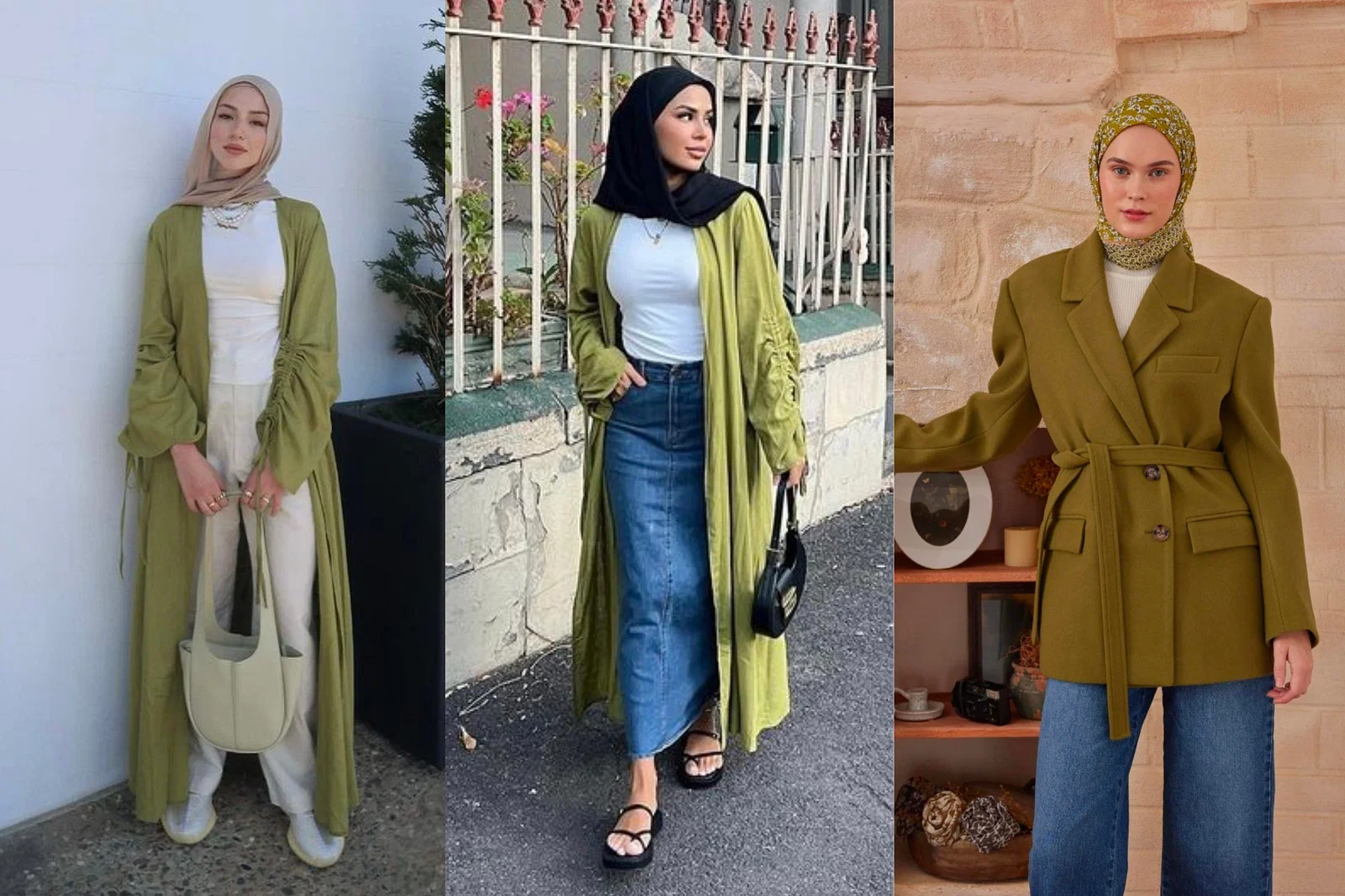 Tips Padu-padan Baju Warna Olive Green