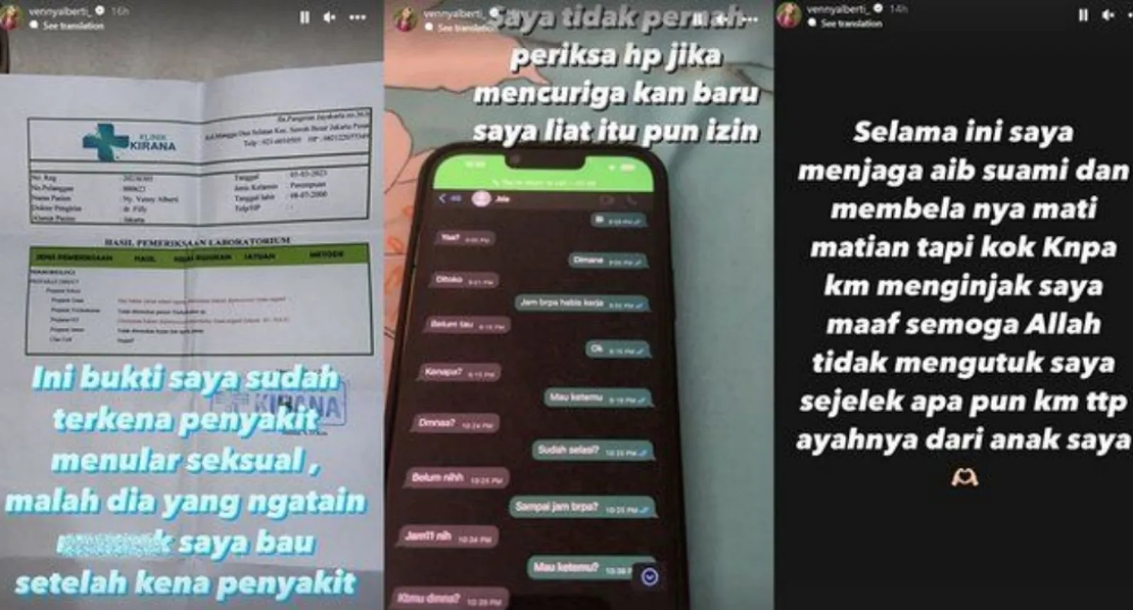 6 Drama Pernikahan Selebgram Venny Alberti, Suami Diduga Hobi Open BO