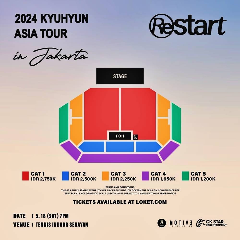 Jadwal War & Harga Tiket Konser Kyuhyun Restart Jakarta 2024