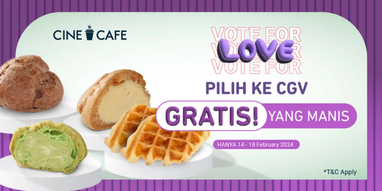 Deretan Promo Valentine & Pemilu 2024 di CGV, Serbu!