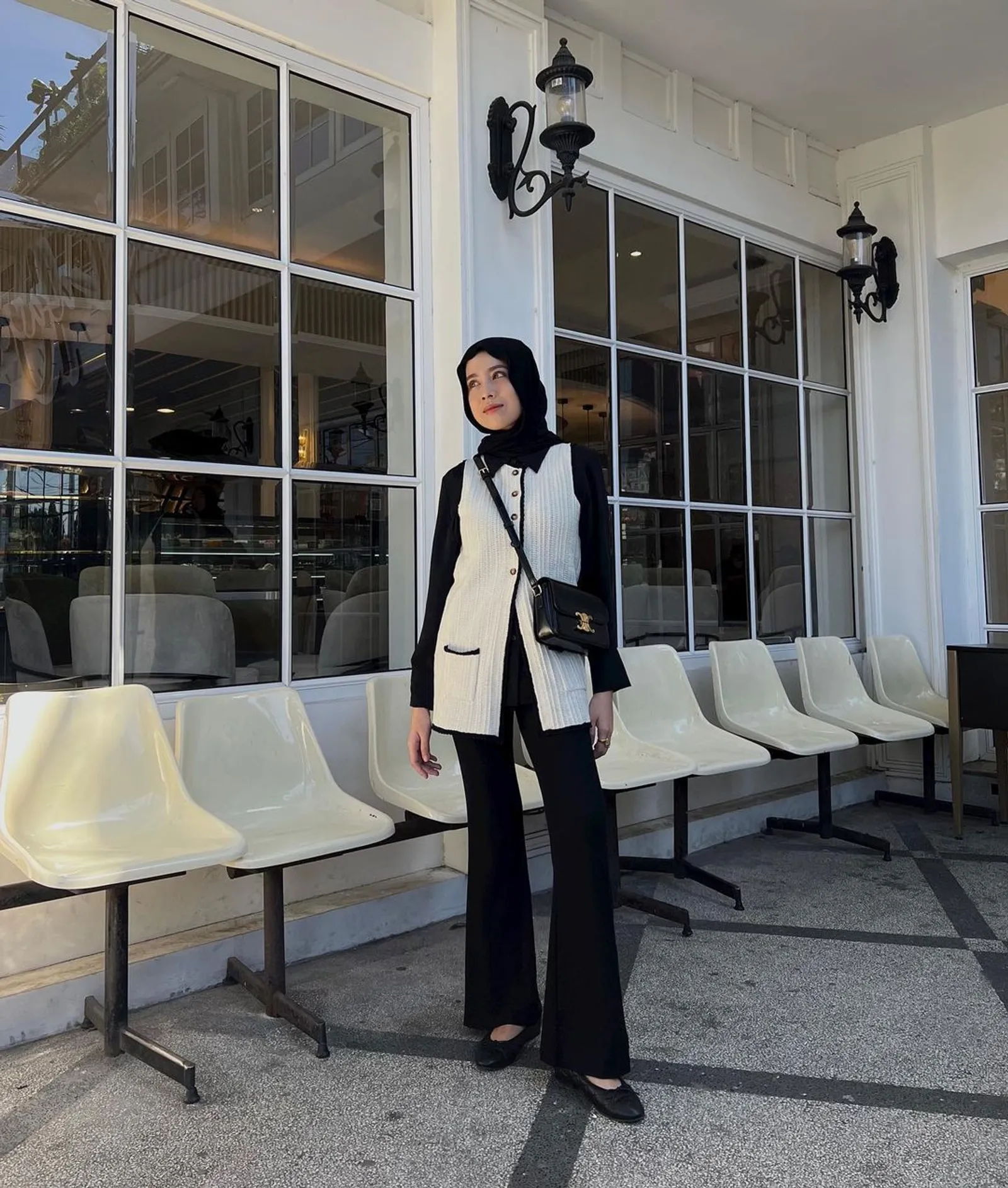 Ide Korean Style Hijab dengan Celana