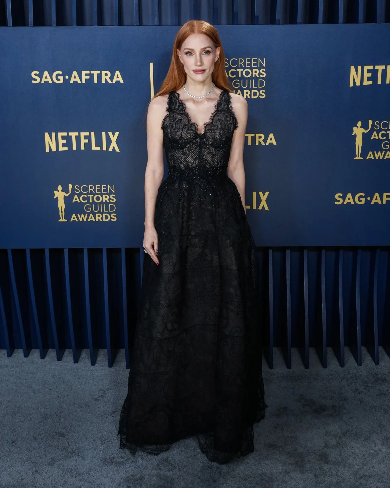 Gaya Glamor Para Selebritas di Karpet Merah SAG Awards 2024