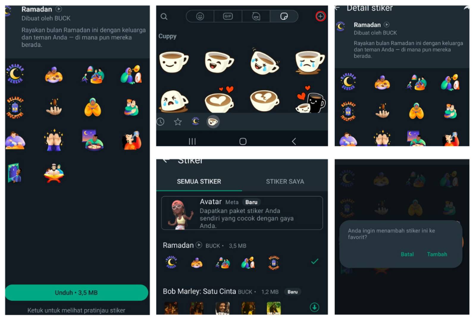 Semarakkan Ramadan, WhatsApp Luncurkan Stiker Tema Ramadan Baru