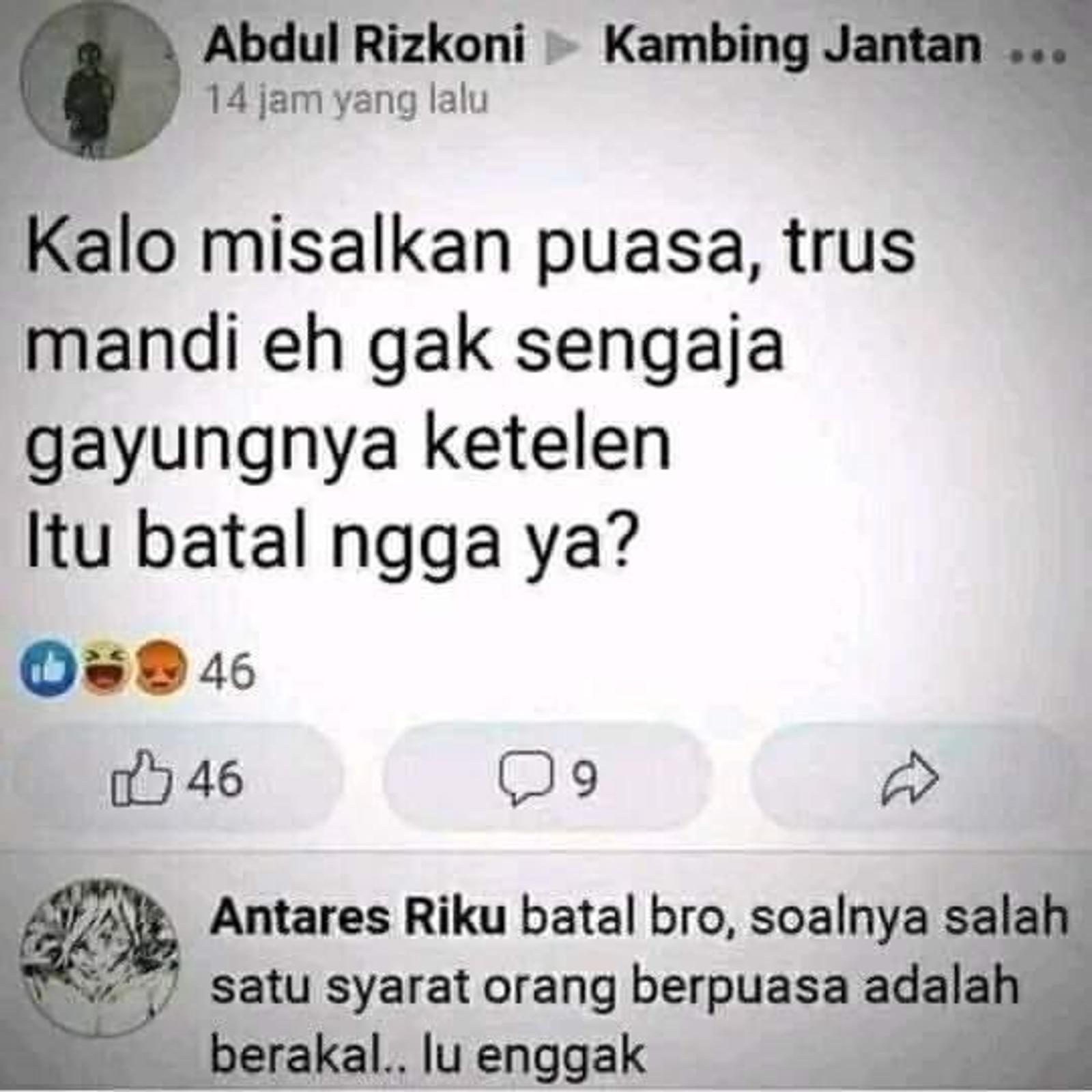 13 Meme Batal Puasa, Nyeleneh dan Bikin Ngelus Dada