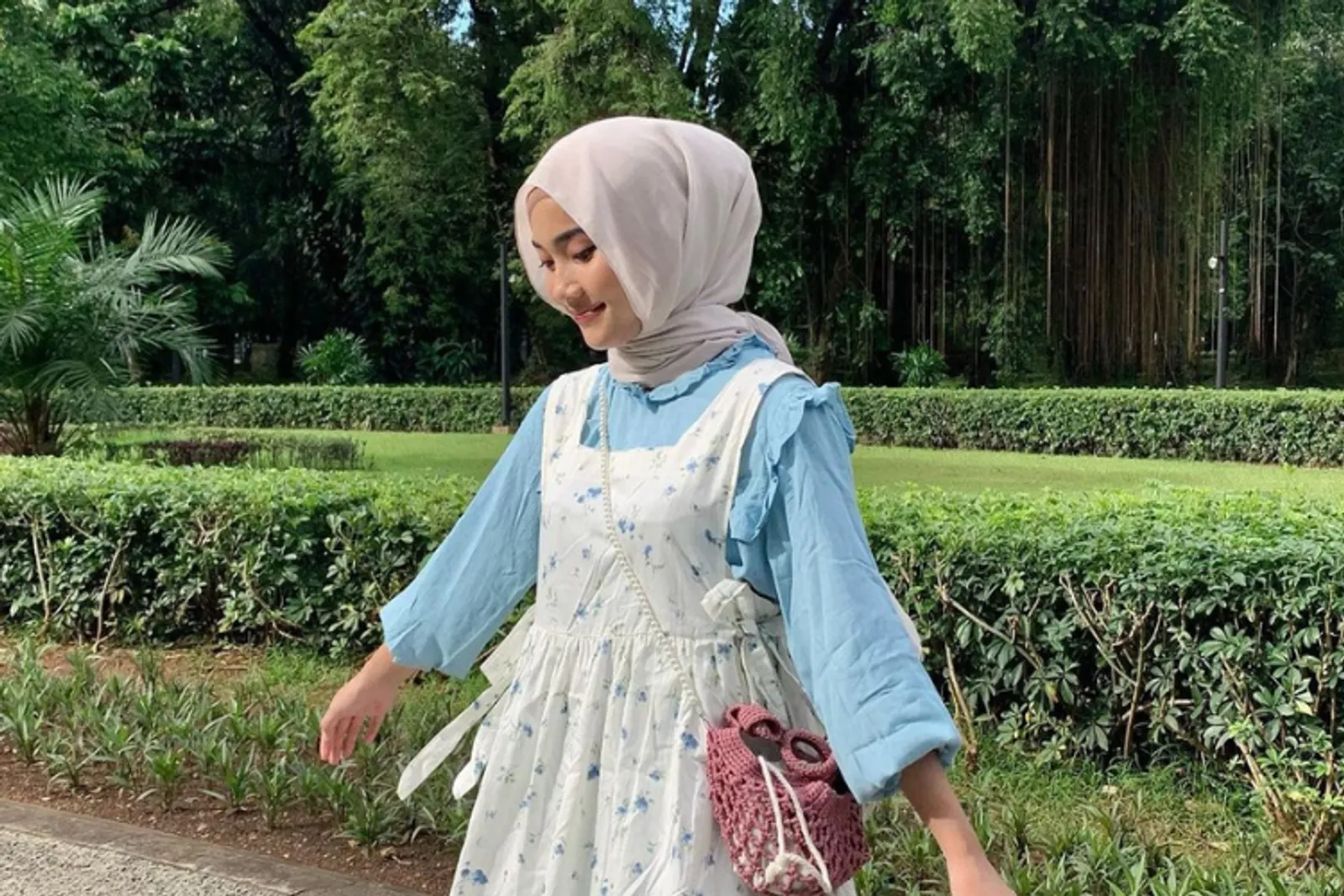 7 Model Gamis Remaja Korean Style