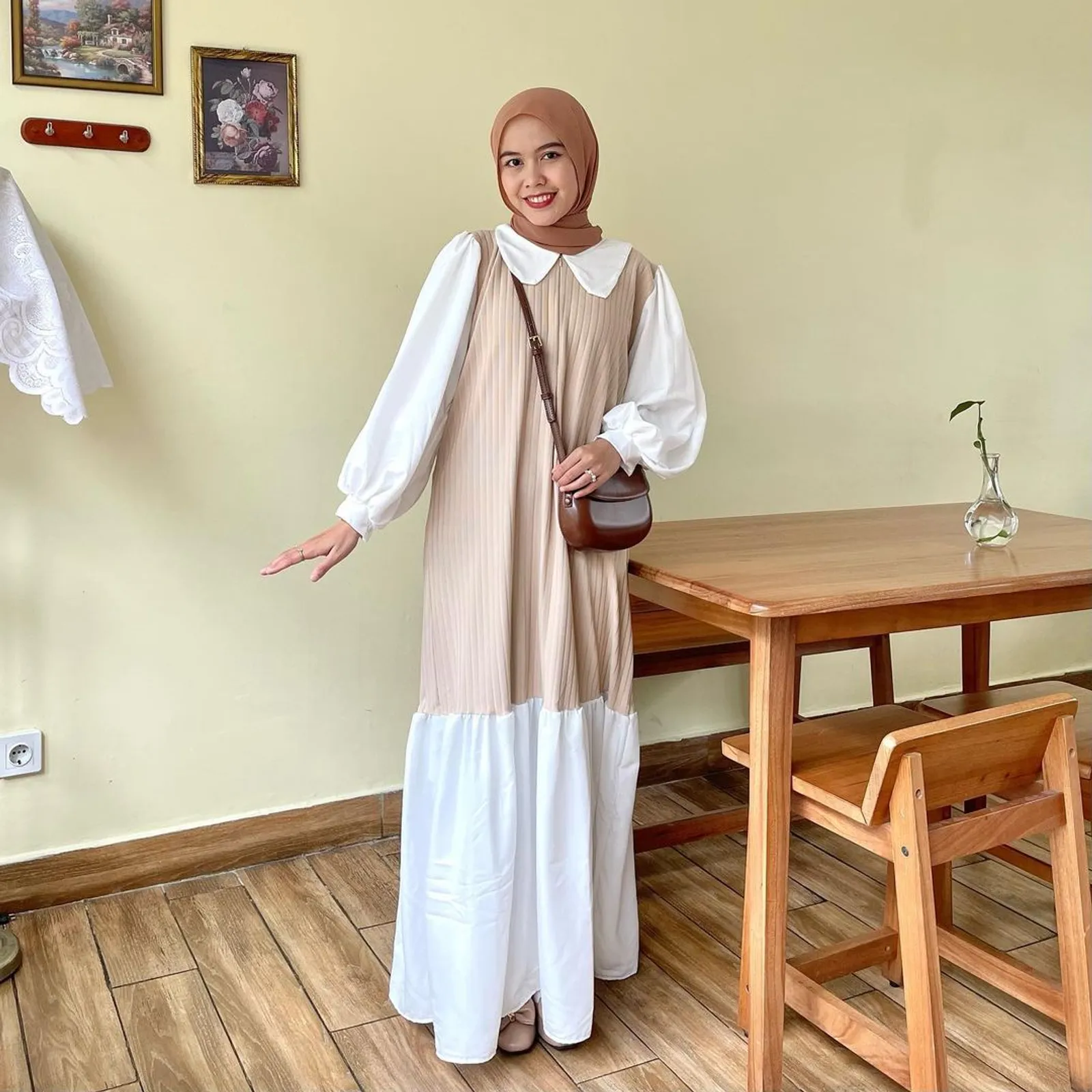 7 Model Gamis Remaja Korean Style