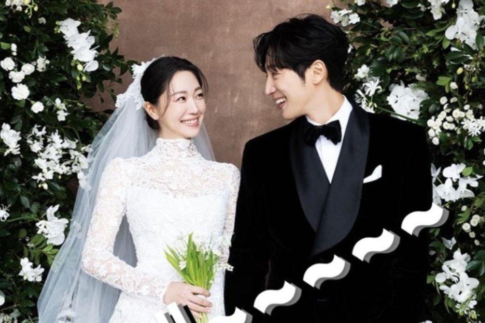 6 Momen Bahagia Pernikahan Aktor Lee Sang Yeob dan Istri