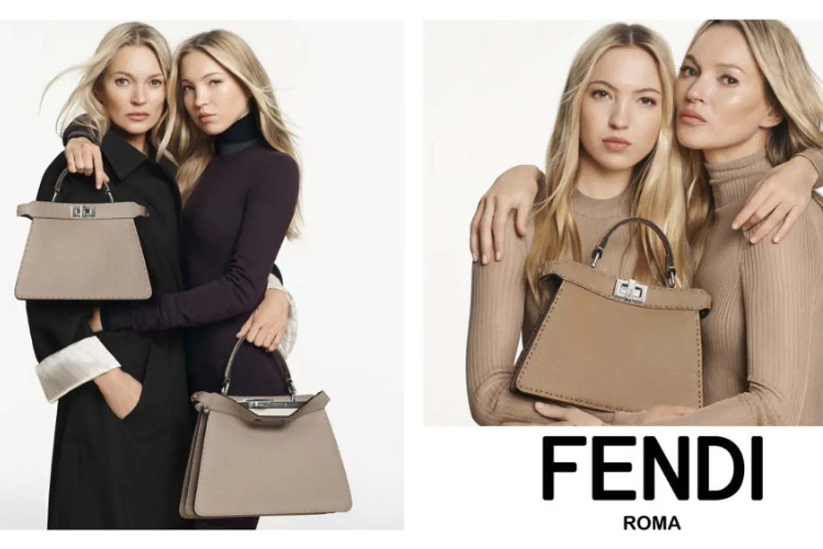 Fendi Gandeng Kate Moss & Sang Anak di Kampanye Peekaboo Bag Terbaru