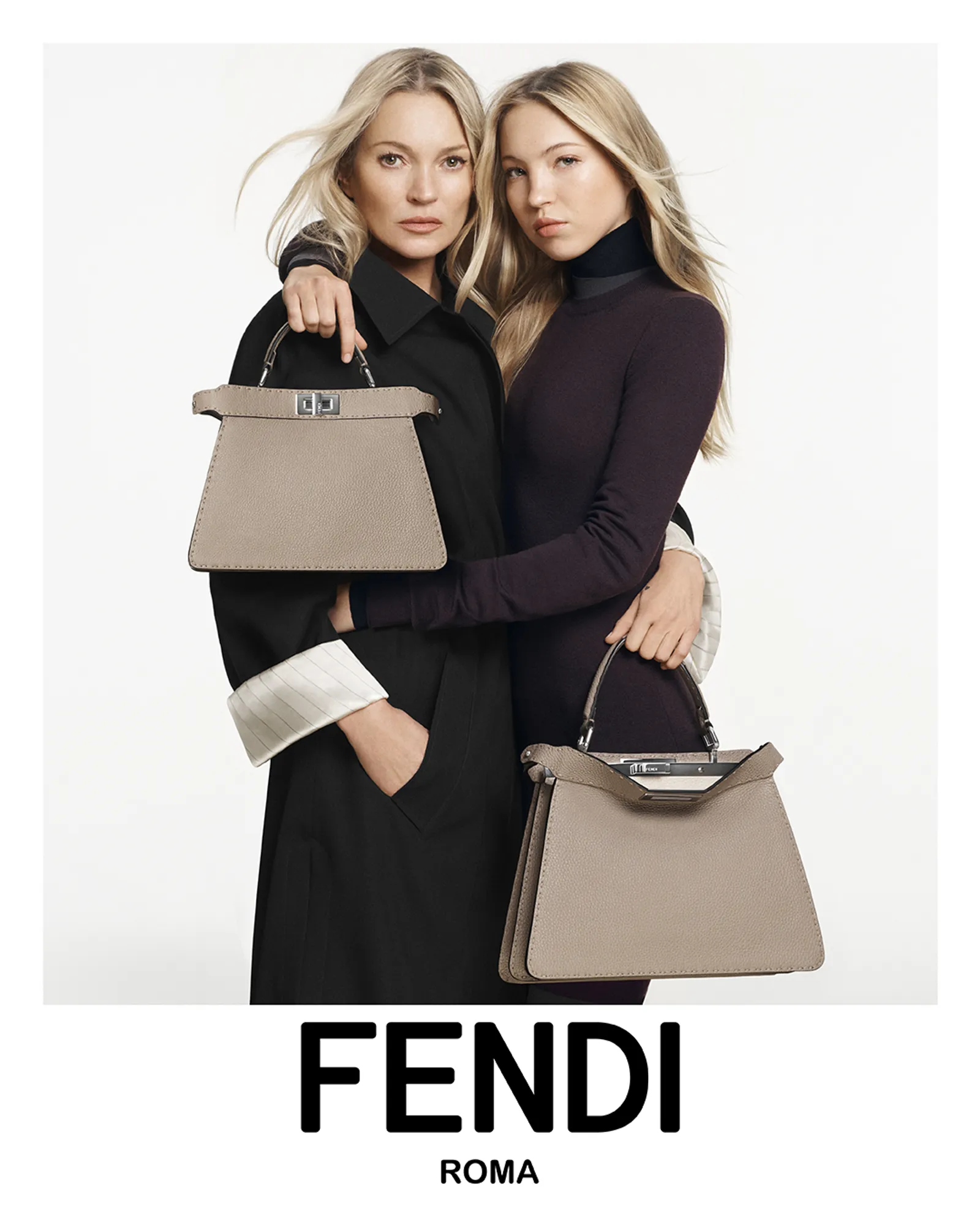 Fendi Gandeng Kate Moss & Sang Anak di Kampanye Peekaboo Bag Terbaru